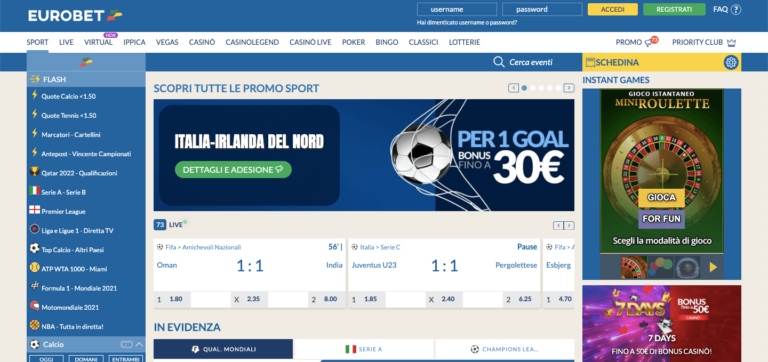 Eurobet » Miglior Bookmakers in Italia → Recensioni, Bonus e Quote