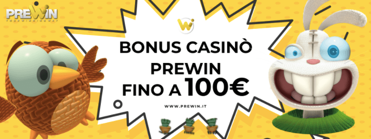 Prewin Bonus Benvenuto