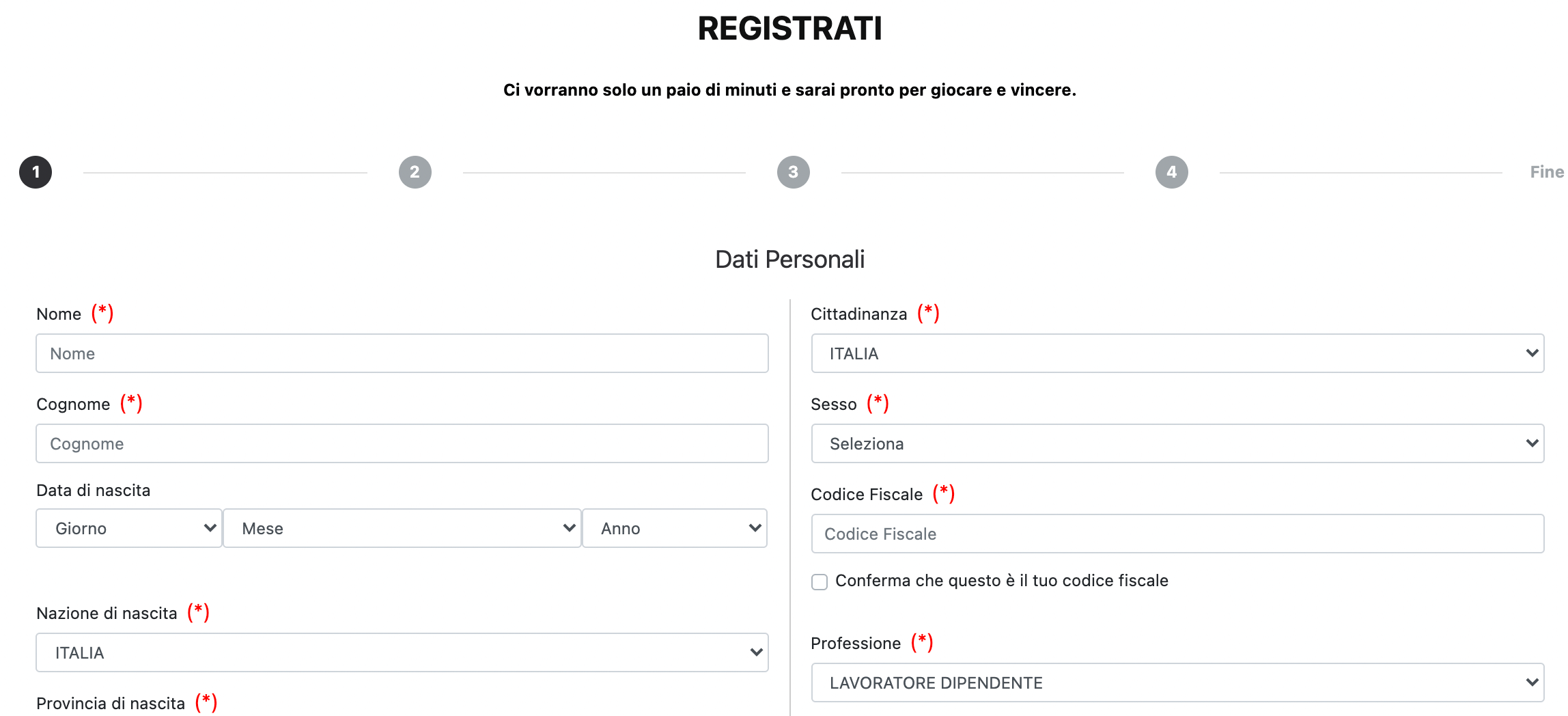 Efbet Registrazione